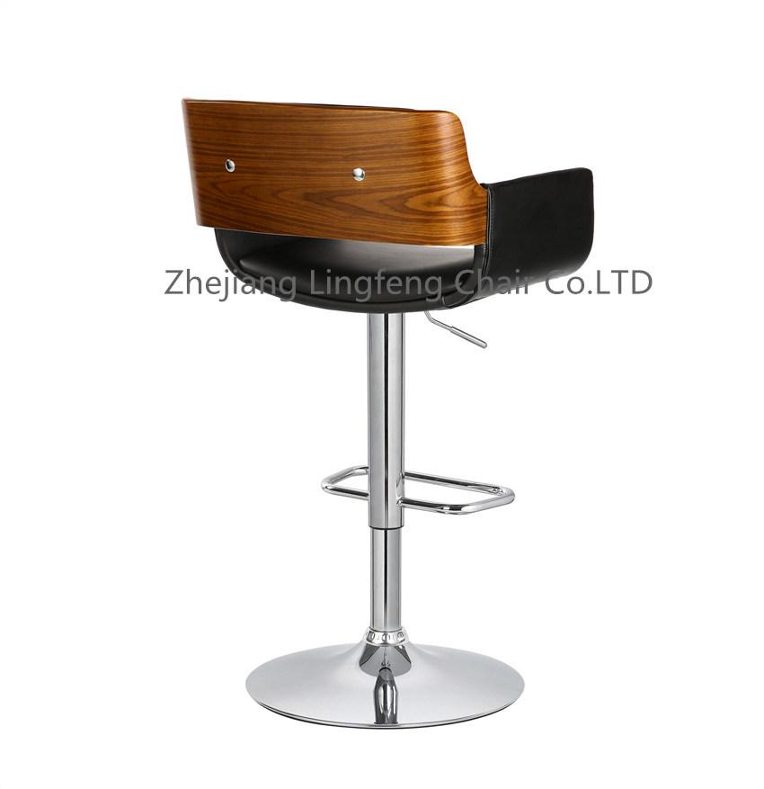 Bar Chair Nordic Tall Counter Furniture Metal Velvet Back Luxury Kitchen Leather Modern High Stool Bar Chairs for Bar Table