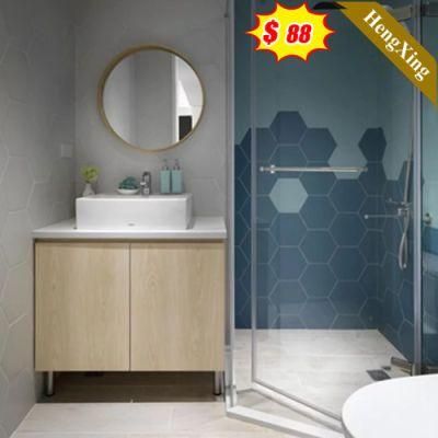 Marble Wash Basin with Mirror Home Bathroom Furniture Wall Mounted Bathroom Vanity Cabinet (UL-22BT049)