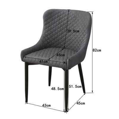 Dining Chair Wholesale Gold Luxury Nordic Cheap Indoor Home Furniture Room Restaurant Dining Leather Velvet Modern Dining Chair