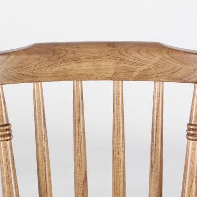 Kvj-7012 Round Bamboo Style Windsor restaurant Solid Wood Chair
