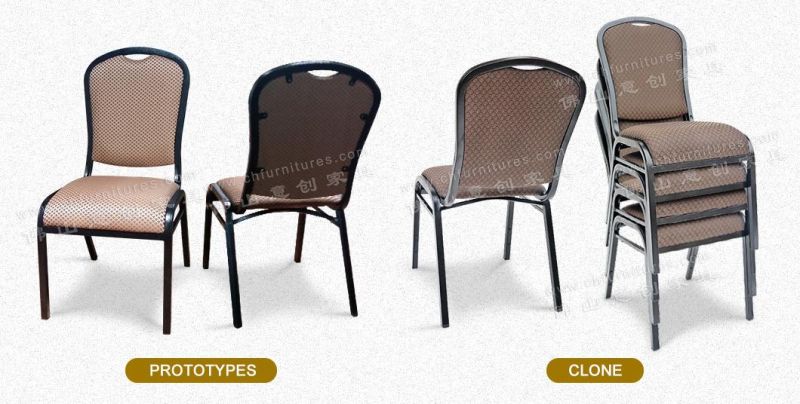 Yc-Zg38 Metal Dining Banquet Restaurant Chair for Hotel