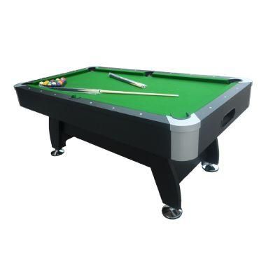 Family Used Big Latest Style Green Snooker Billiards Pool Table