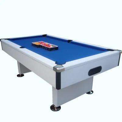 High Quality New Style Blue White Snooker Billiard Pool Table