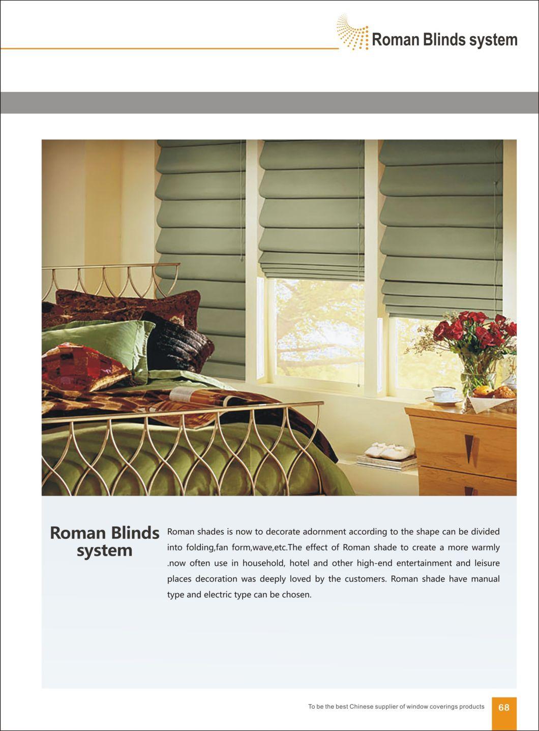 Window Roman Blinds System Window Fabric Roman Blind