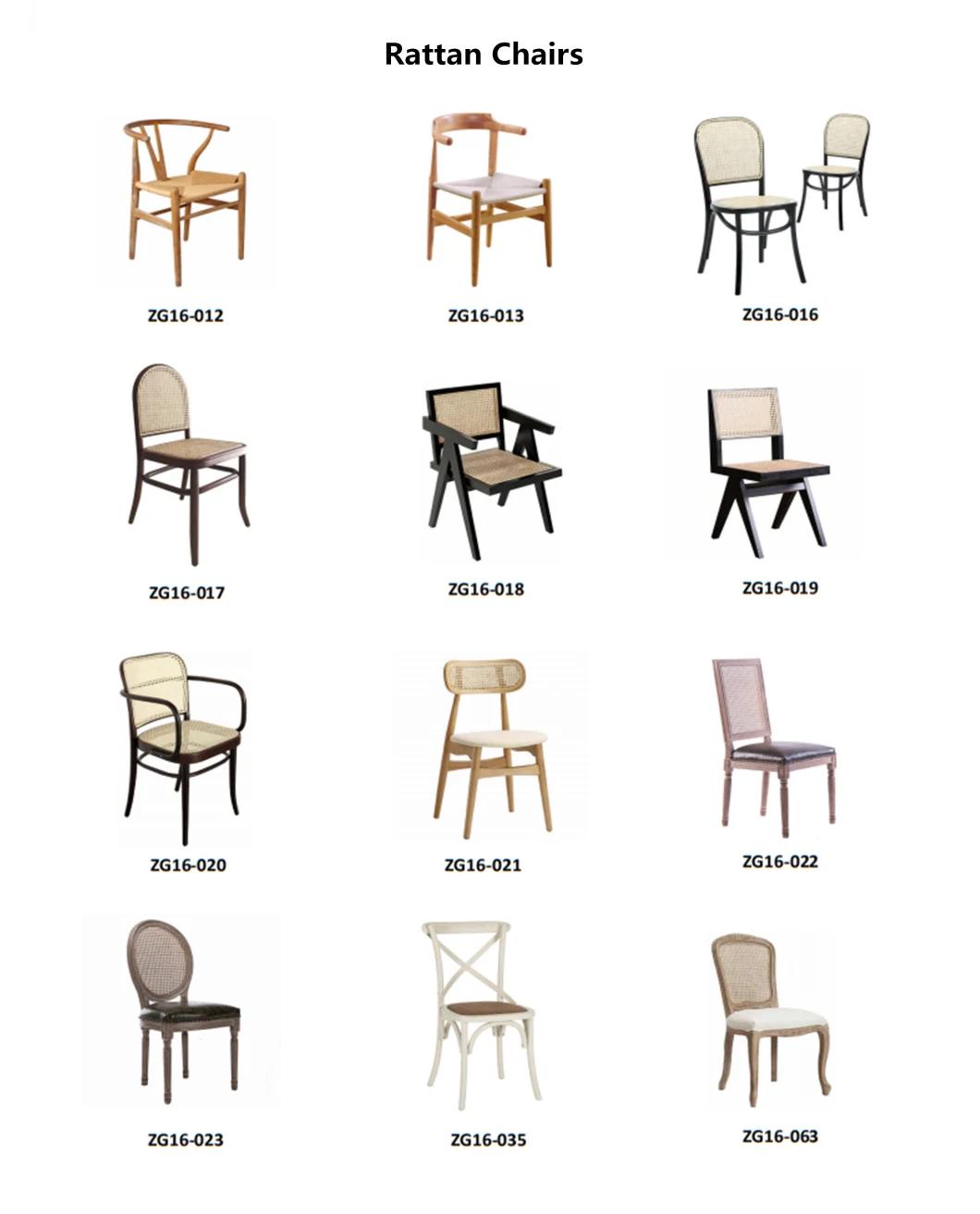 Wood Garden Home Furniture Rattan Chair (ZG16-016)
