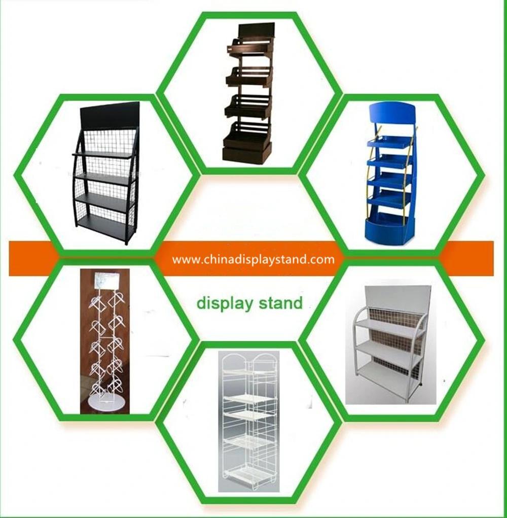 Moveable Customized Metal Fabric Roll Display Storage Rack