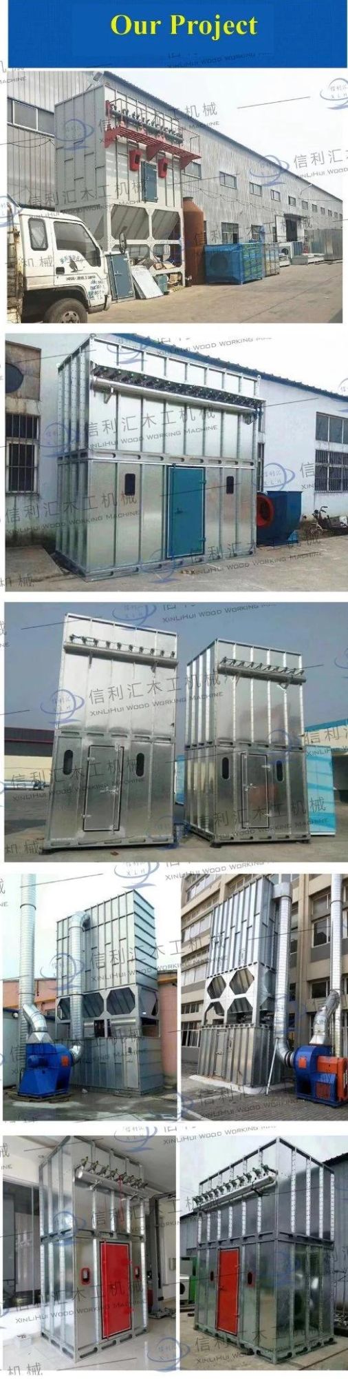 Industrial Dust Removal Equipment/ Dust Removing Equipment Scraper Type Central Dust Removal Equipment Quality Guaranteed Furniture Factory Dust Collector