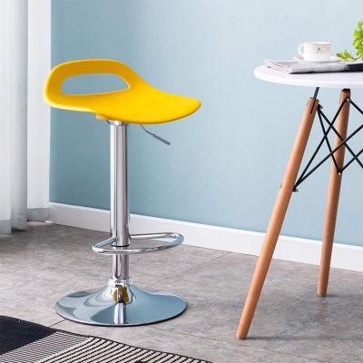 High Quality Cheap New Metal Bar Chair Bar Stool PP Plastic Seat Bar Stool High Chair with Great Price