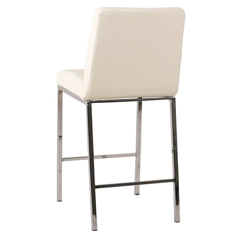 Modern Base Fabric Seat High Bar Stools for Bar Counter Kitchen and Home