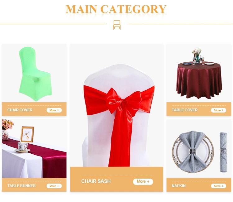 Amazon Hot Selling Wholesale Good Quality Polyester Fabric Skirt Chair Covers Decorative Spandex High Back Chair Cover for Wedding Banquet Party