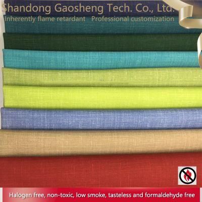 Inherently Fire Retardant 100% Polyester Pillow Cushion Sofa Furniture Woven Fabrics