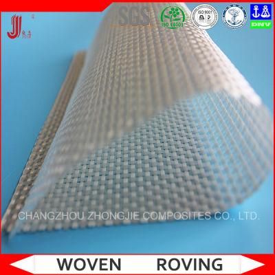 400g Non Alkali Fiberglass Woven Roving Fabric Cloth