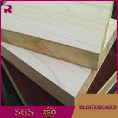 18mm 19mm 21mm 24mm Wood Grain Color Melamine Blockboard for Furniture Poplar