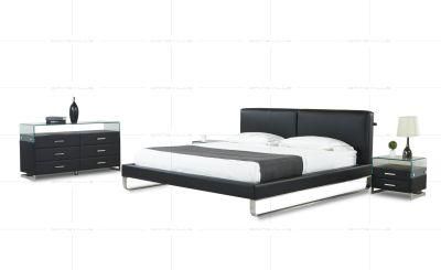 Modern Bedroom Furniture Beds American Bed King Bed Queen Bed with Stainless Steel Gc1702