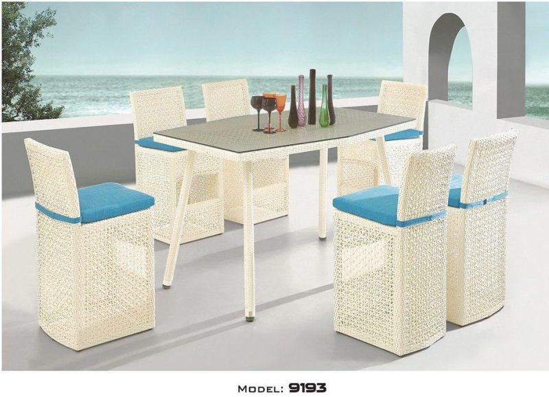 Outdoor Bar Set Wicker Bar Furniture PE Rattan Bar Table