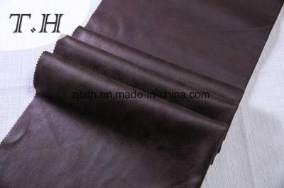 Hot Stamping Uphostery Fabric Suede Fabric for Sofa and Furniture