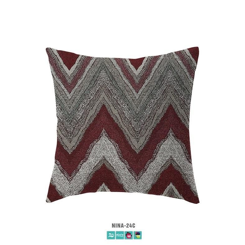 Home Bedding Tribal Yarn Dyed Sofa Fabric Upholstered Cushion Almofada