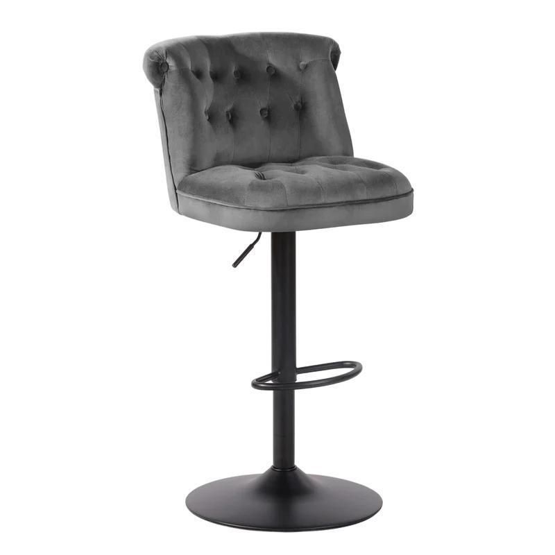 Best Hot-Selling Modern Cheap High Swivel Adjustable Fabric Kitchen Bar Chair