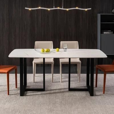 High Quality Modern Home Restaurant Dining Furniture Wooden Restaurant Table Dining Table (UL-21LV0147)