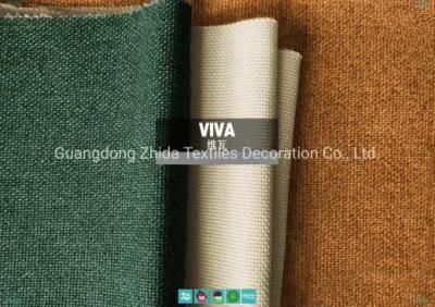 Textile Hot-Selling Design Linen Style Sofa Covering Furniture Fabric