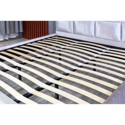 Huayang Modern Simple Home Living Room Furniture Leather/Fabric Customized Bed Fabric Bed