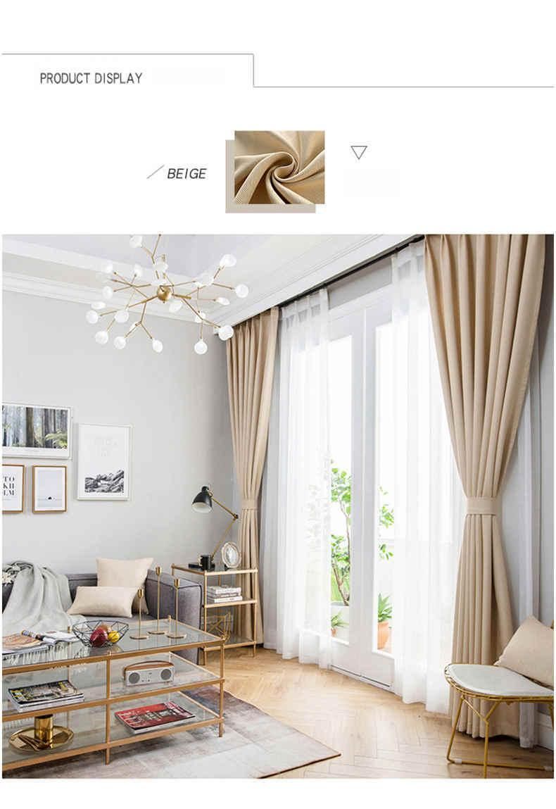 Factory Supply Home Textile Polyester Fabric Curtain Blackout Vertical Blind for Motel Room