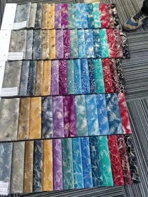New Foil Design One Holland Velvet with Nonwoven Backing for Sofa Fabric