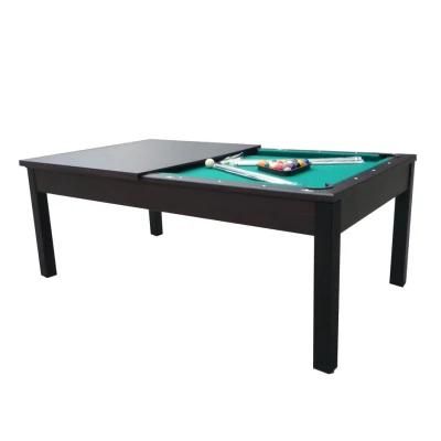 Black Green Multi-Purpose Billiard Furniture Dining Top Pool Table