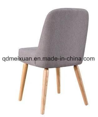 Cloth Art Eat Chair The Sitting Room Dining-Room Leisure Chair Solid Wood Frame Fabric Chairs (M-X3666)