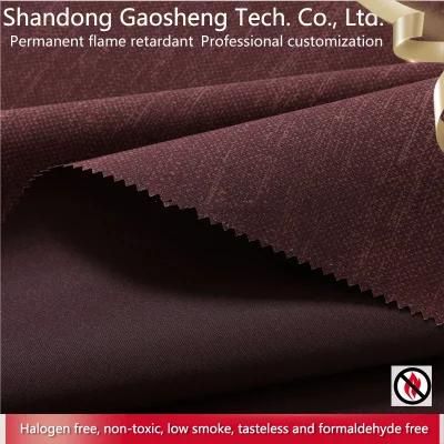 Inherently Fire Retardant Fabrics High Color Fastness Outdoor Printed Sofa Polyester Fabric