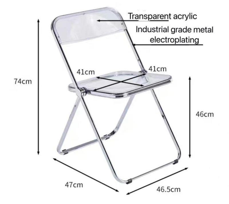 New Design Outdoor or Indoor Wedding Dining Plastic Folding Chairs