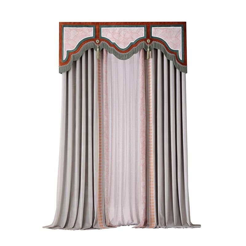 Latest Home Textile High Quality Luxury Velvet Blackout Curtain 100% Polyester Velvet Fabric Curtain Bedroom for Hotel Villa Apartment Living Room