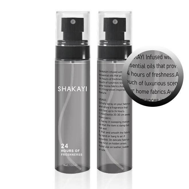 Wholesale Private Label Essential Oil Fabric Mist Spray Air Freshener Deodorizer Perfume Spray 100ml