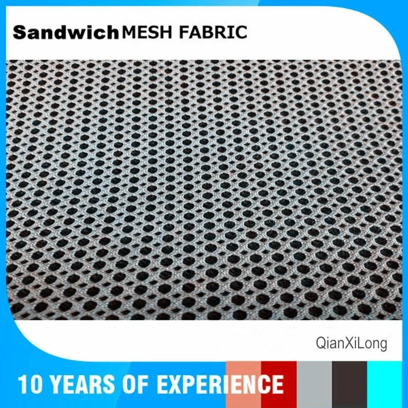 3D Breathable Cool Sandwich Air Mesh Fabric for Medical Mattress 150d