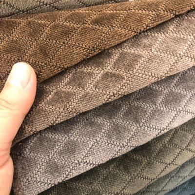 Polyester Jacquard Velvet Fabric Upholstery Fabric Furniture Fabric (WH77)
