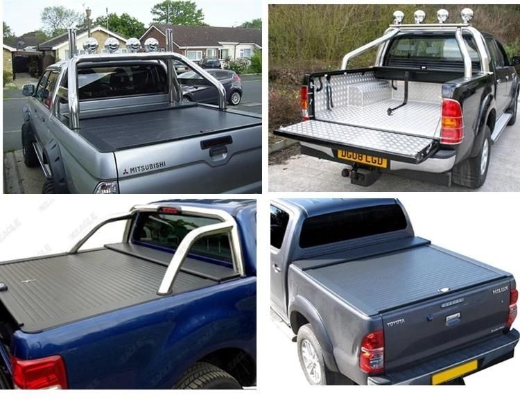 Auto Parts of Soft PVC Retractable Rolling Pickup Truck Ck Bed Tonneau Cover for Toyota Tacoma Dodge RAM 2500