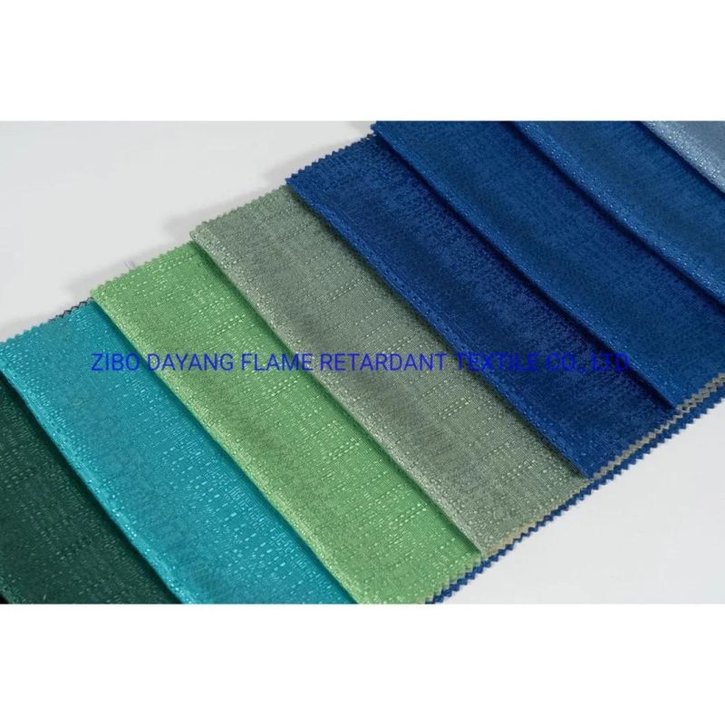100% Polyester Flame Retardant Woven Fabric for Decoration