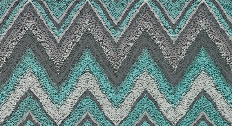 Textile Sofa Material Colorful Wavy Upholstery Polyester Chenille Zafu Fabric