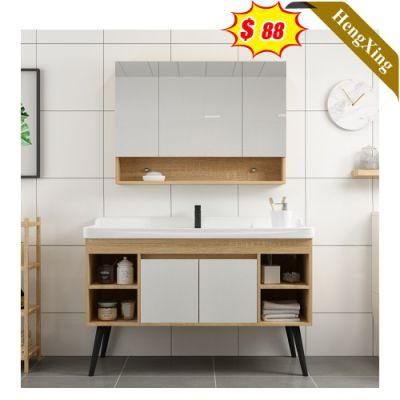 Newest Design Home Bathroom Furniture Wash Basin Modern Storage MDF Bathroom Vanity Cabinet (UL-22BT040)