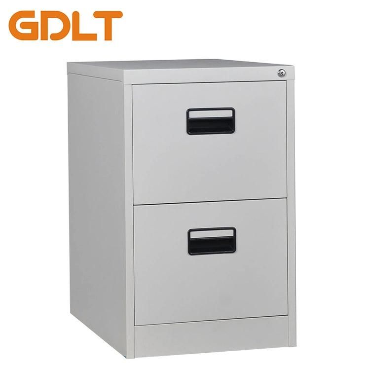 Gray Hanging File Metal 2 Drawer File Cabinet