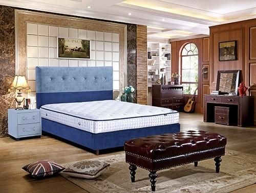 Wholesale Home Wooden Furniture Low Full Size Bed Paneled Bed