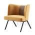Velvet Fabric Upholstered Comfy Cafe Chair Comfortable Fabric Side Chair