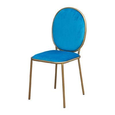 Contemporary Simple American Style Velvet Dining Chairs