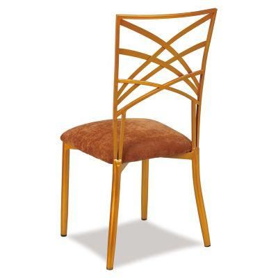 Wholesale Rose Gold Tiffany Bamboo Aluminum Metal Chiavari Chair