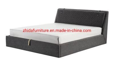 Modern Home Hotelfabric Storage Bedroom Furniture King Size Bed