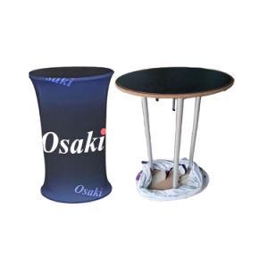OEM Service Alu Tension Fabric Display Trade Show Display Showcase Table with Your Logo for Promotion