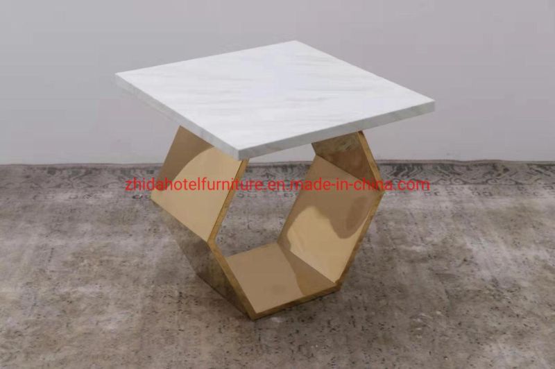 Coffee Cheap Side Table Dining Table Restaurant Metal Legs Table
