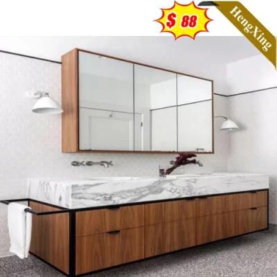 Light Luxury Home Bathroom Furniture Wash Basin Modern Storage MDF Bathroom Vanity Cabinet (UL-9NE1660)