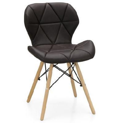 Nordic Wooden Leg Leisure Kitchen Dining Chair