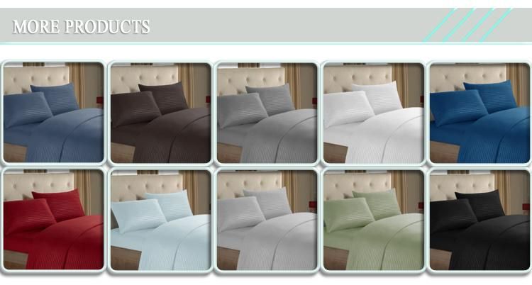 Solid Color Microfiber Fabric Sheet for Beds